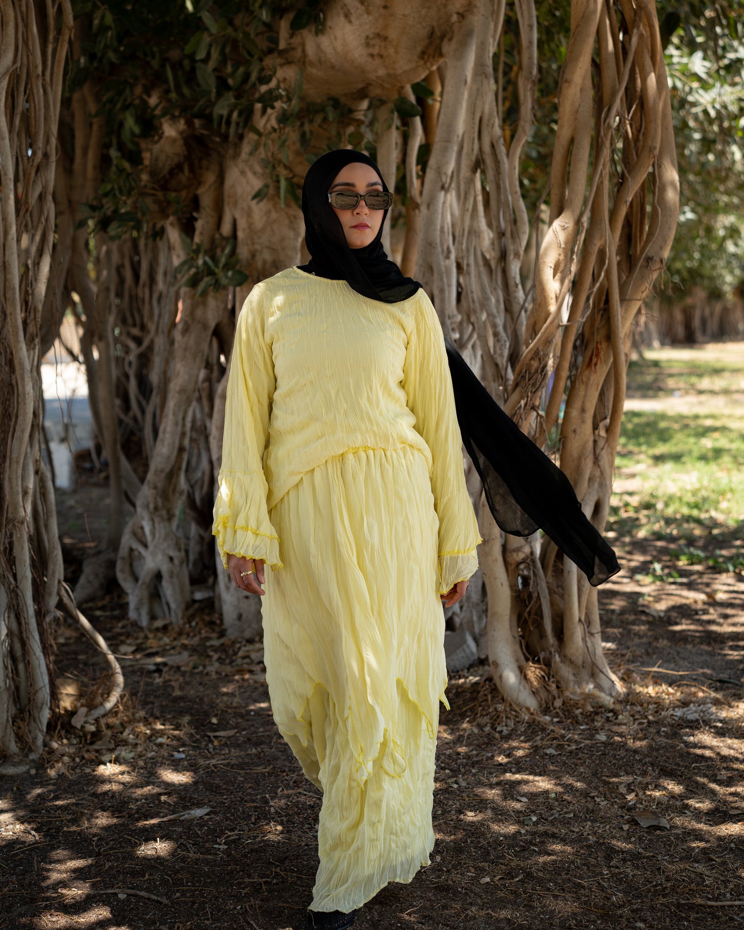 Yellow Sofia Crushed Set