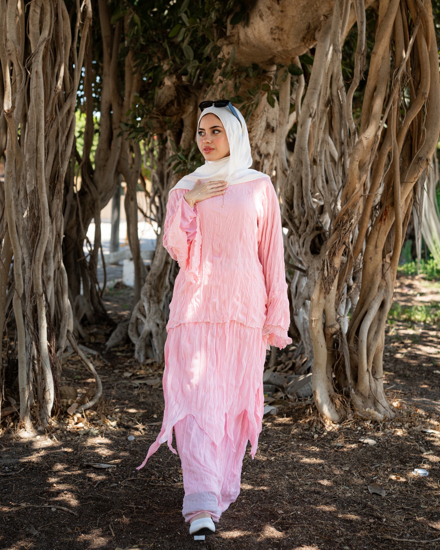 Pink Sofia Crushed Set