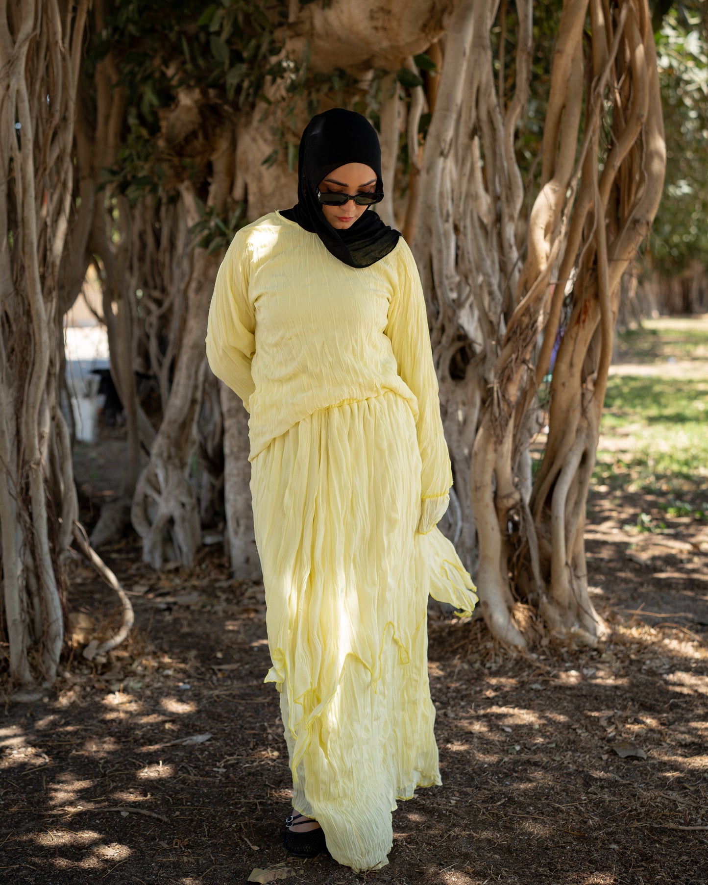 Yellow Sofia Crushed Set