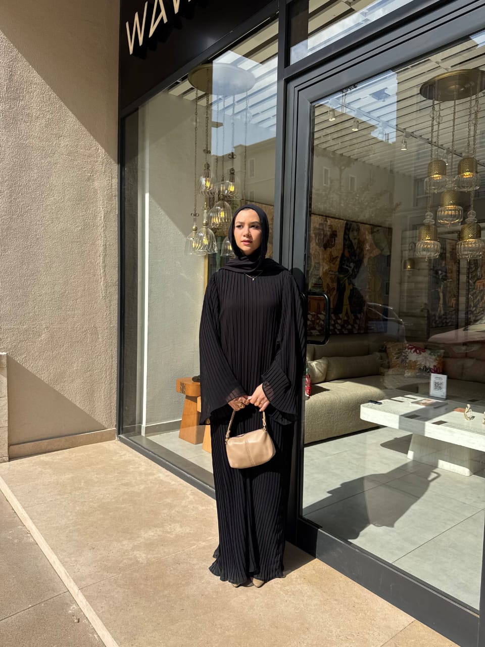 Pleated Abaya