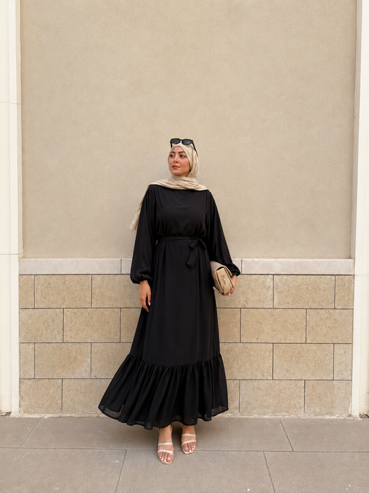 Black Layali Dress