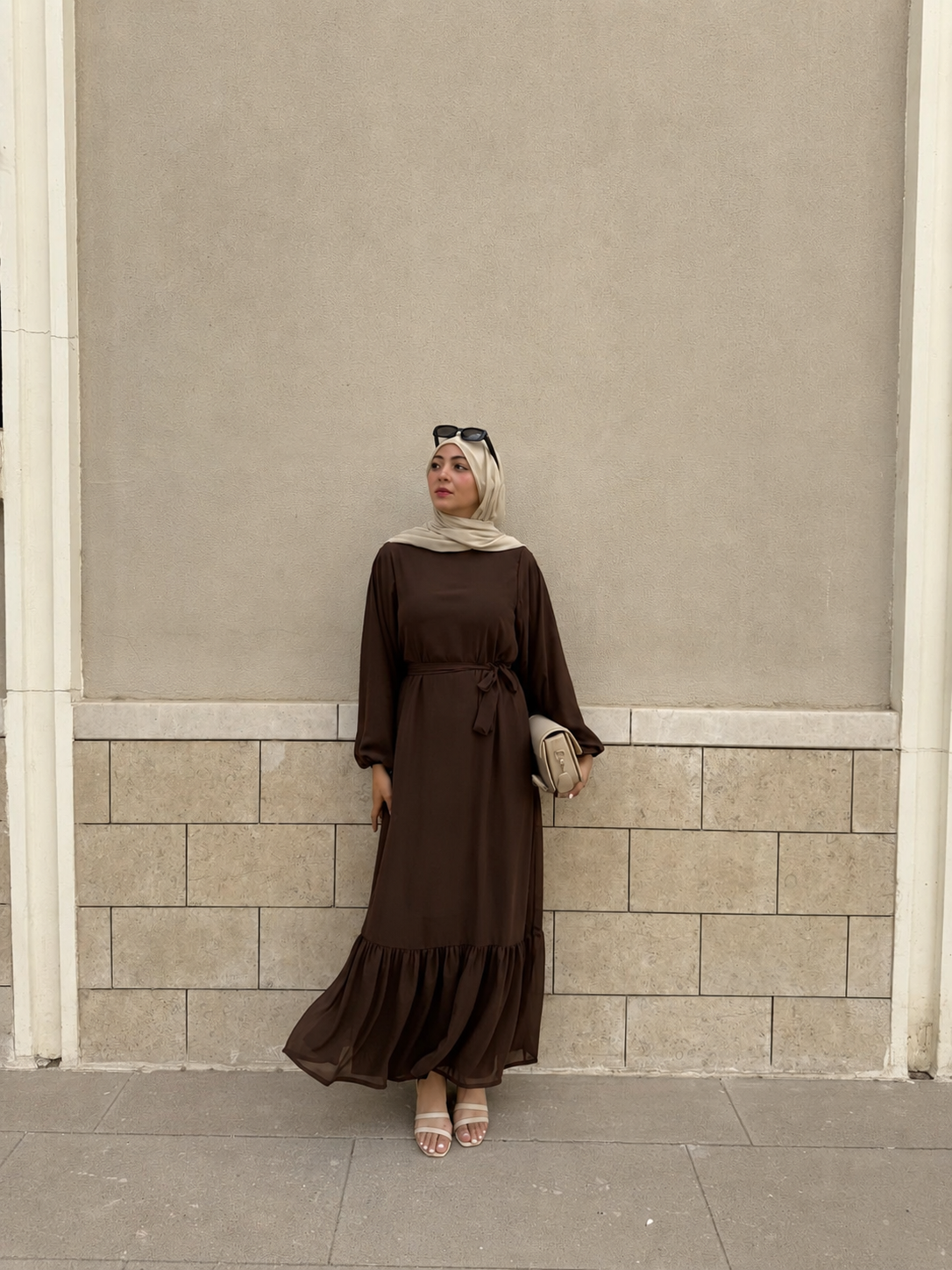 Layali Dress- Brown